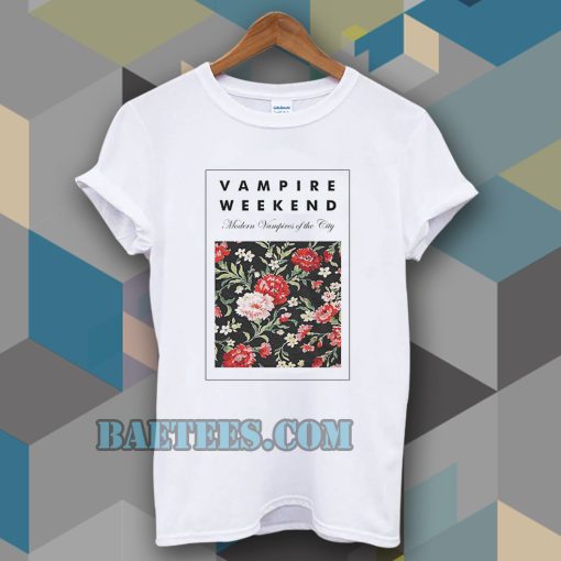 Vampire Weekend Floral Tee T-Shirt TPKJ3