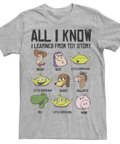 Pixar Toy Story All I Know I Learned From Toy Story Tee TPKJ3