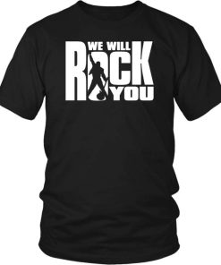 We Will Rock You T Shirt Guitar Rock and Roll TPKJ3