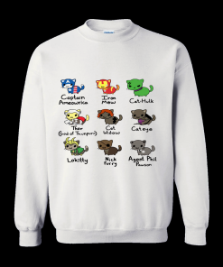 Cat Avenger Cat Lover Sweatshirt TPKJ3