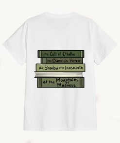 Lovecraft Book Stack T-Shirt TPKJ3