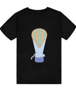 Zebra in a hot air balloon T-Shirt TPKJ3