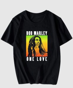 Posters Bob Marley One Love Gradient T Shirt