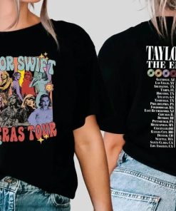 The Eras Tour Vintage Taylor Swift T Shirt Twoside