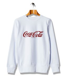 Awesome Cheap White Coca-Cola Vintage Sweatshirt
