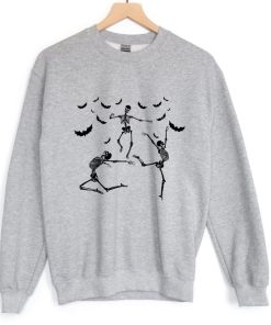 Dancing Skeletons Bat Fly Sweatshirt