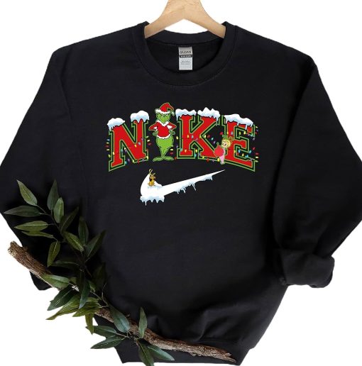 Grinch Christmas Snow Sweatshirt