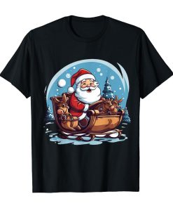 Weihnachtsmann Weihnachten Geschenke Santa Christmas T Shirt