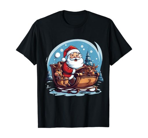 Weihnachtsmann Weihnachten Geschenke Santa Christmas T Shirt