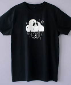 Rain Cloud Cat T-Shirt HD